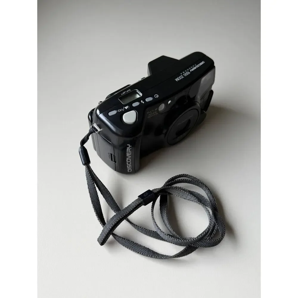 Fuji Discovery 1000 Zoom 35mm Film Camera 35-80mm Zoom Fujifilm 90s Cardia WORKS
